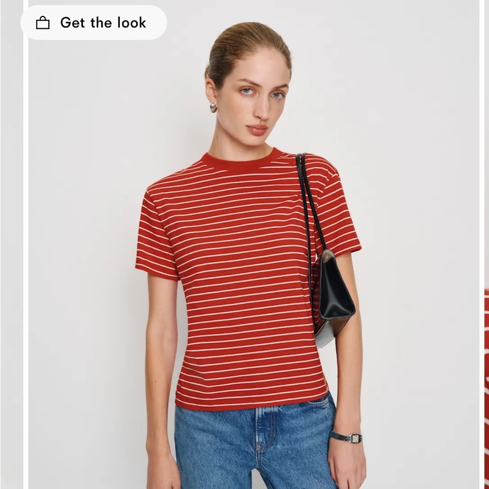NWOT Reformation Rowan Crew Tee